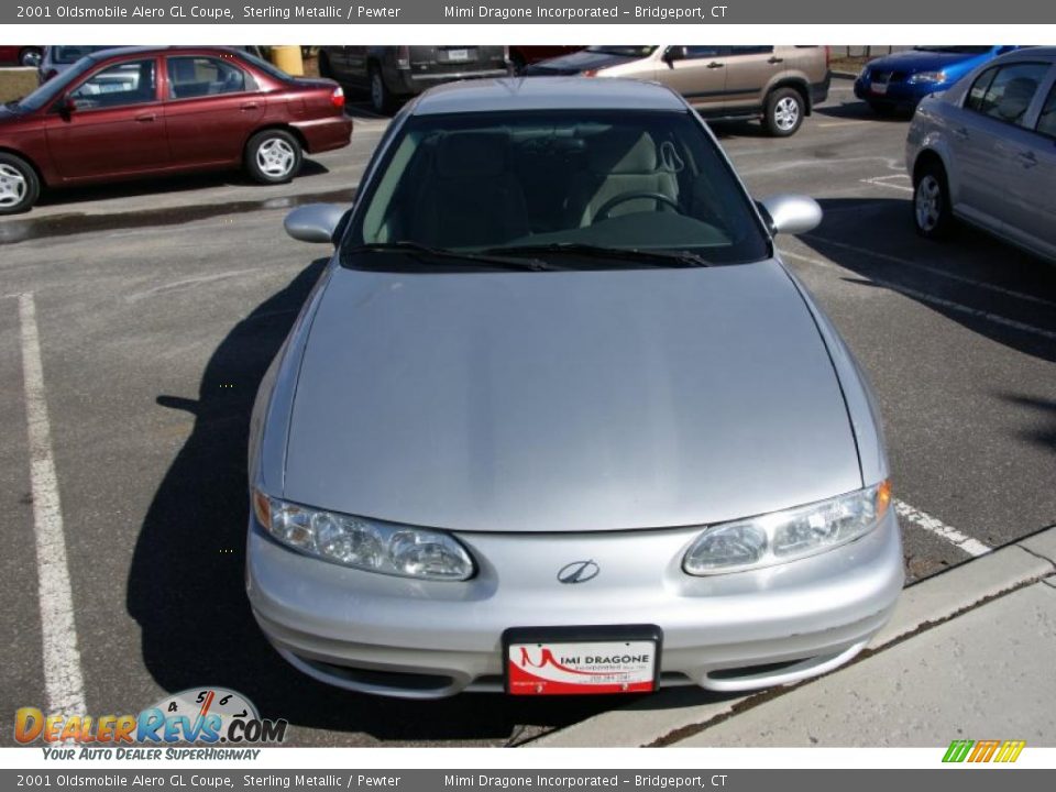 2001 Oldsmobile Alero GL Coupe Sterling Metallic / Pewter Photo #2