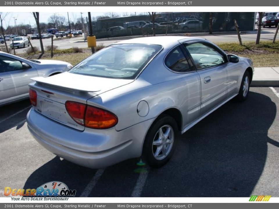 2001 Oldsmobile Alero GL Coupe Sterling Metallic / Pewter Photo #4