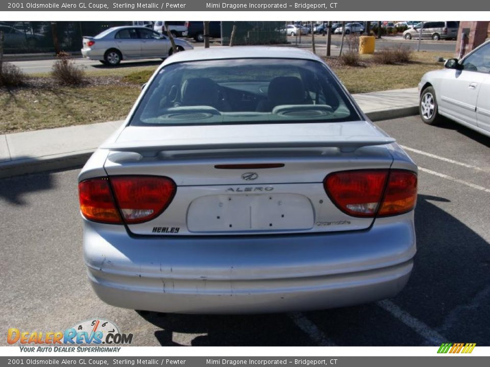 2001 Oldsmobile Alero GL Coupe Sterling Metallic / Pewter Photo #5