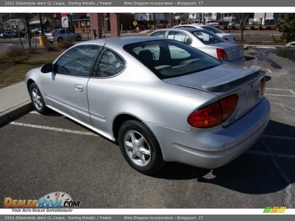 2001 Oldsmobile Alero GL Coupe Sterling Metallic / Pewter Photo #6