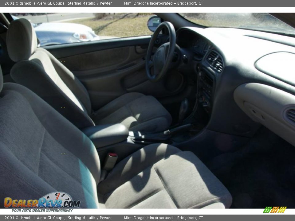 2001 Oldsmobile Alero GL Coupe Sterling Metallic / Pewter Photo #10