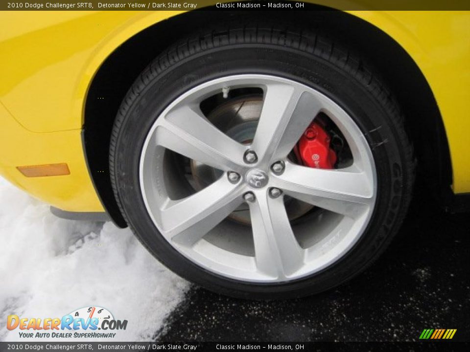 2010 Dodge Challenger SRT8 Detonator Yellow / Dark Slate Gray Photo #5