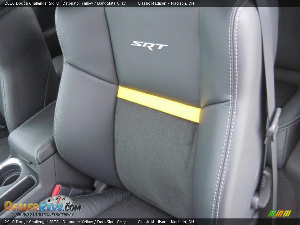 2010 Dodge Challenger SRT8 Detonator Yellow / Dark Slate Gray Photo #7