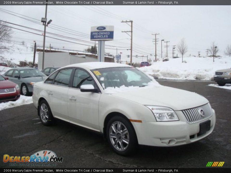 2009 Mercury Sable Premier Sedan White Chocolate Tri Coat / Charcoal Black Photo #1