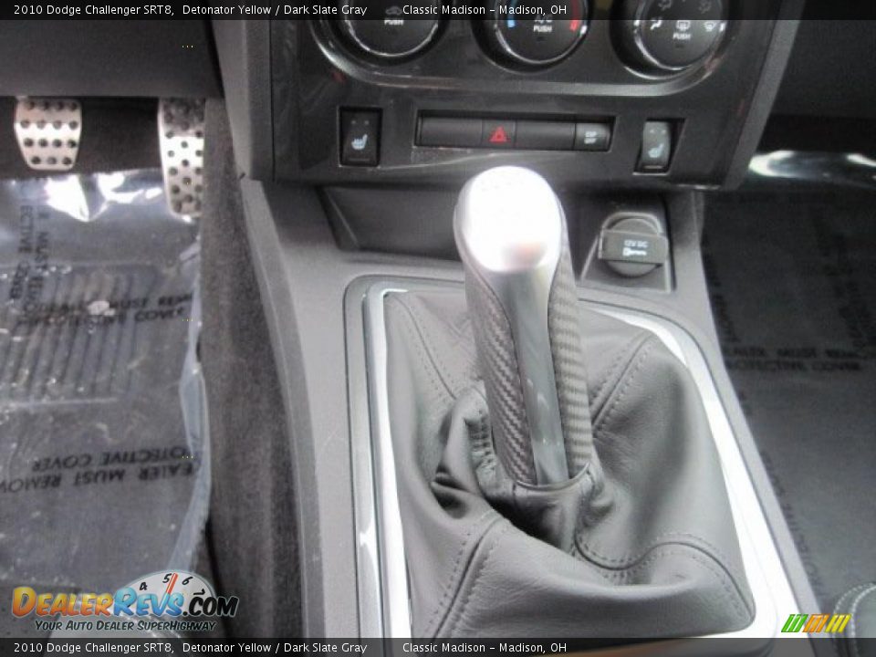 2010 Dodge Challenger SRT8 Detonator Yellow / Dark Slate Gray Photo #9