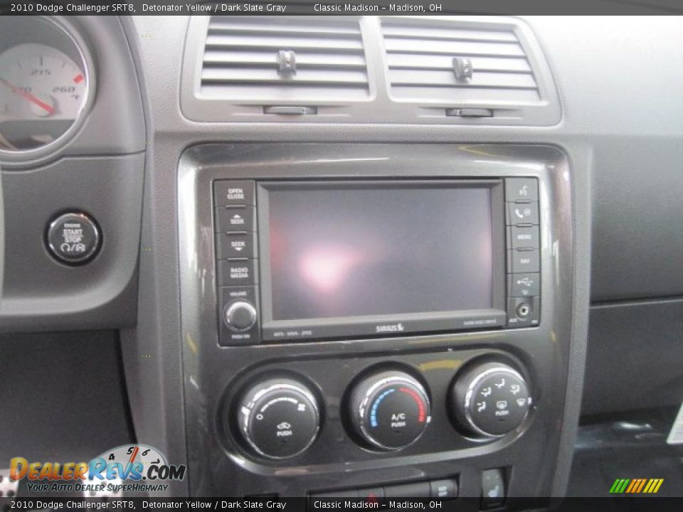 2010 Dodge Challenger SRT8 Detonator Yellow / Dark Slate Gray Photo #10