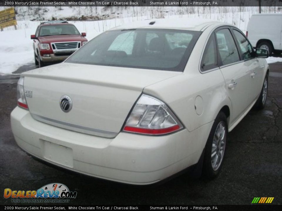 2009 Mercury Sable Premier Sedan White Chocolate Tri Coat / Charcoal Black Photo #3