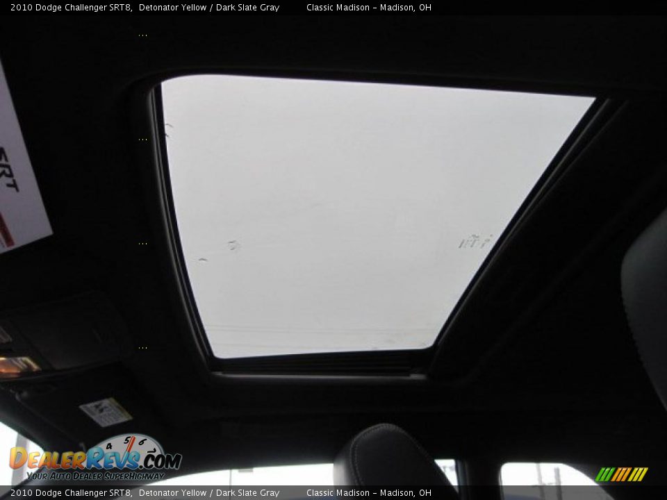 2010 Dodge Challenger SRT8 Detonator Yellow / Dark Slate Gray Photo #11