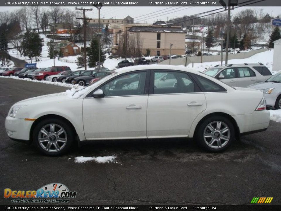 2009 Mercury Sable Premier Sedan White Chocolate Tri Coat / Charcoal Black Photo #6