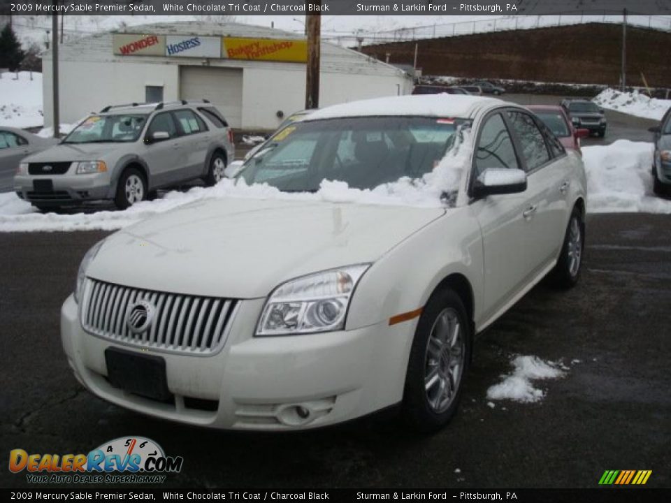 2009 Mercury Sable Premier Sedan White Chocolate Tri Coat / Charcoal Black Photo #10
