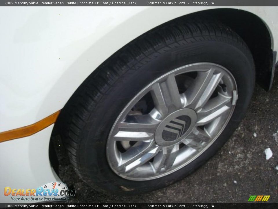 2009 Mercury Sable Premier Sedan White Chocolate Tri Coat / Charcoal Black Photo #12