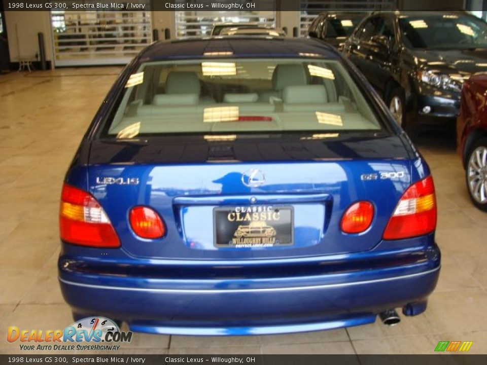 1998 Lexus GS 300 Spectra Blue Mica / Ivory Photo #2