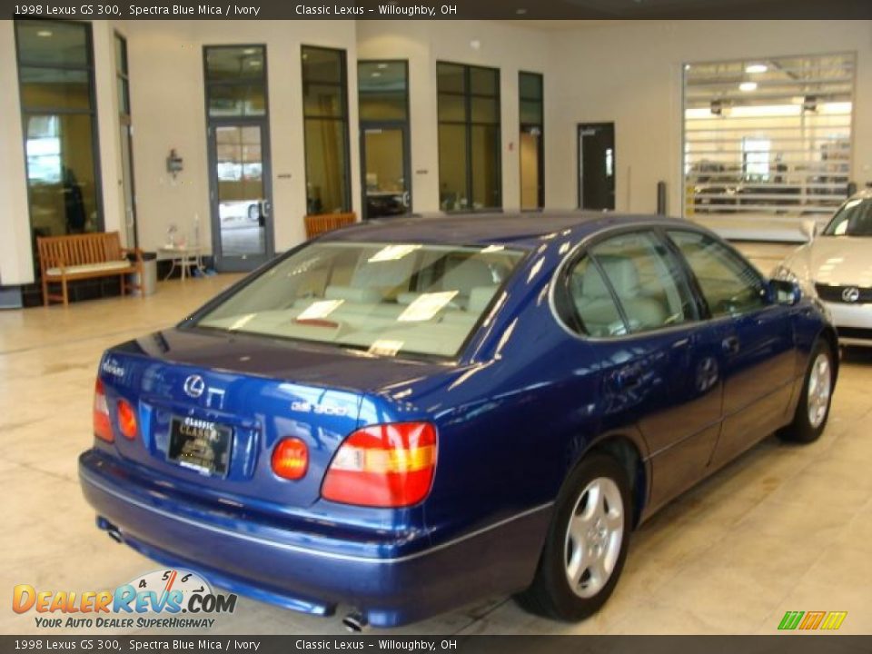 1998 Lexus GS 300 Spectra Blue Mica / Ivory Photo #3