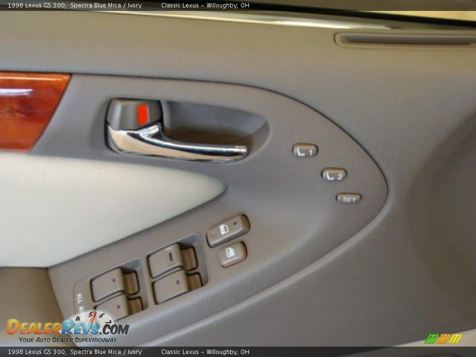 1998 Lexus GS 300 Spectra Blue Mica / Ivory Photo #7
