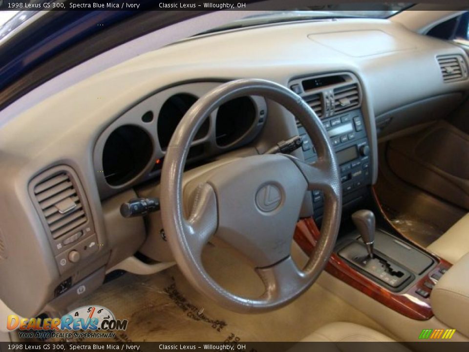 1998 Lexus GS 300 Spectra Blue Mica / Ivory Photo #8