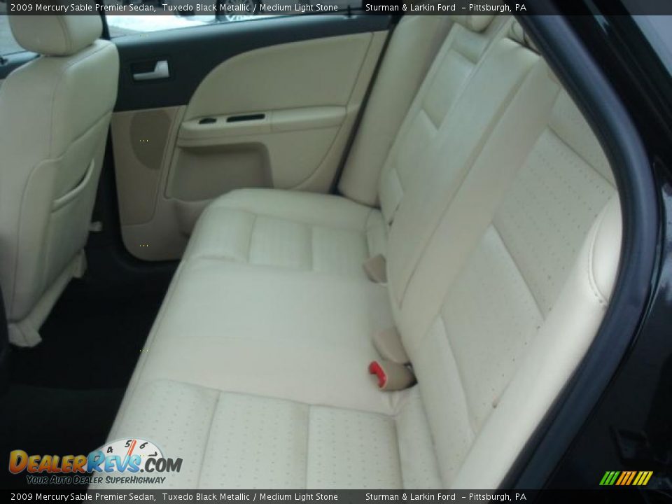 2009 Mercury Sable Premier Sedan Tuxedo Black Metallic / Medium Light Stone Photo #13
