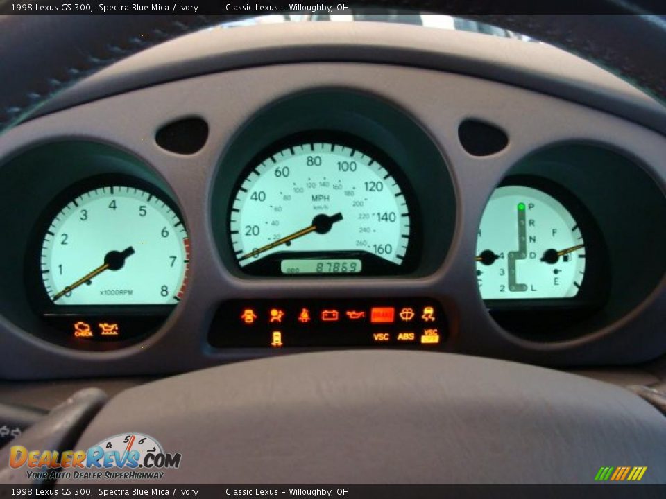 1998 Lexus GS 300 Spectra Blue Mica / Ivory Photo #11