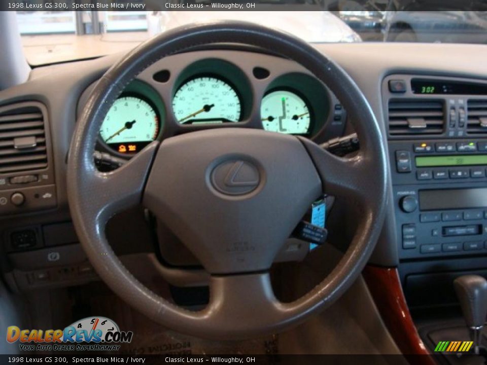 1998 Lexus GS 300 Spectra Blue Mica / Ivory Photo #12