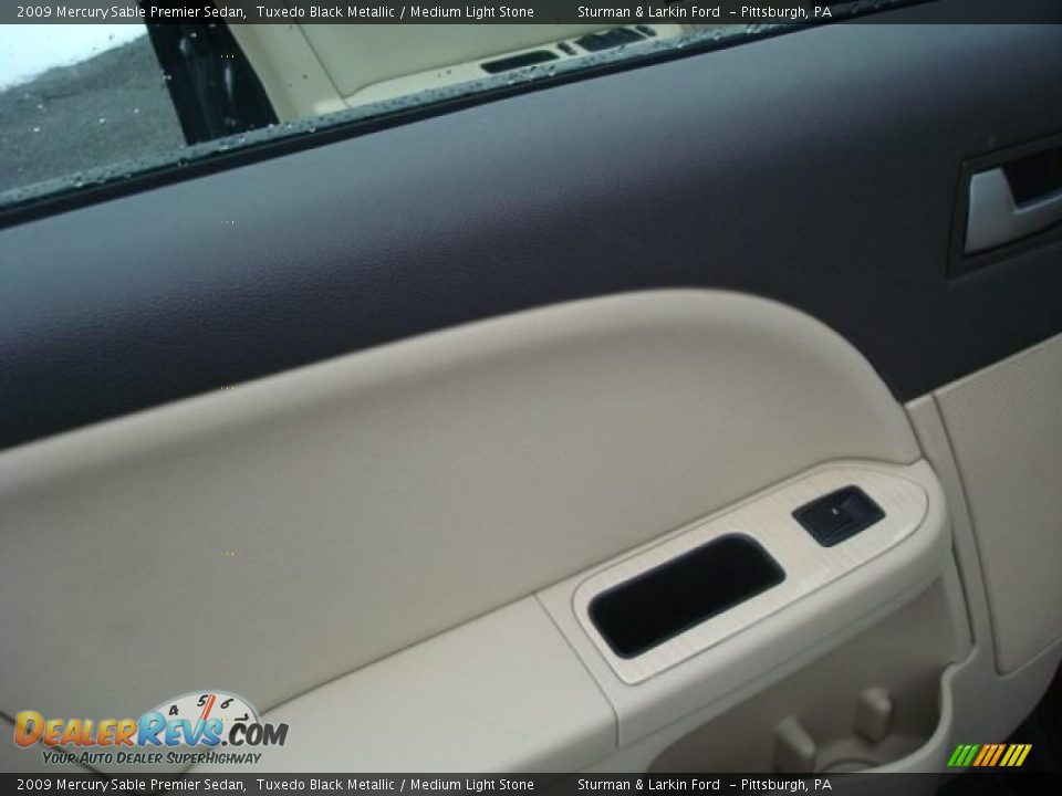 2009 Mercury Sable Premier Sedan Tuxedo Black Metallic / Medium Light Stone Photo #15