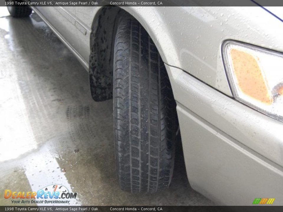 1998 Toyota Camry XLE V6 Antique Sage Pearl / Oak Photo #29