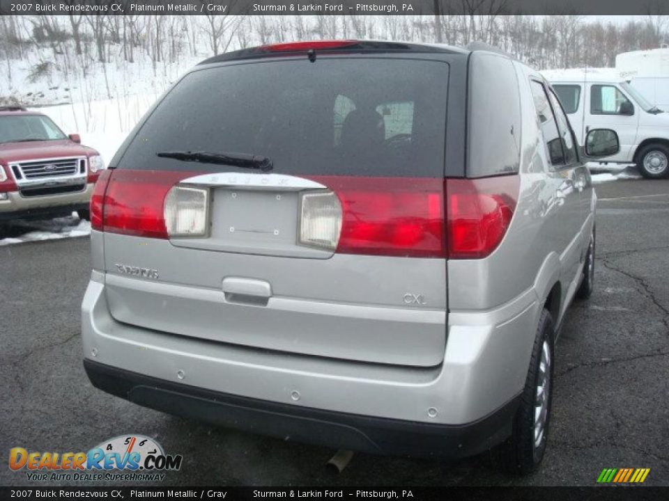 2007 Buick Rendezvous CX Platinum Metallic / Gray Photo #3