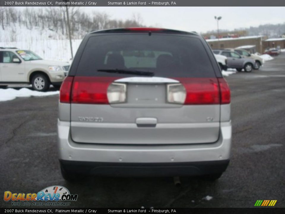 2007 Buick Rendezvous CX Platinum Metallic / Gray Photo #4