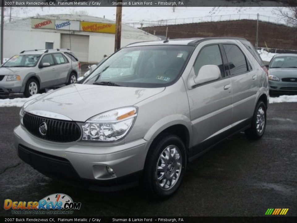 2007 Buick Rendezvous CX Platinum Metallic / Gray Photo #10
