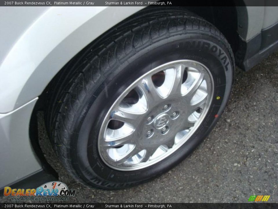 2007 Buick Rendezvous CX Platinum Metallic / Gray Photo #12