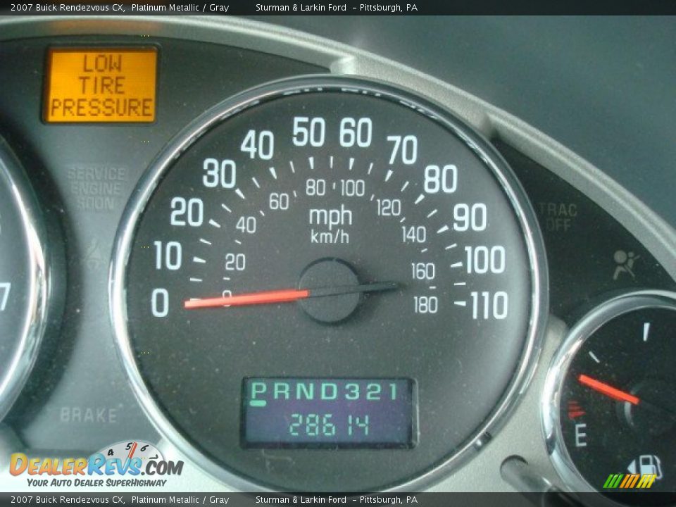 2007 Buick Rendezvous CX Platinum Metallic / Gray Photo #20