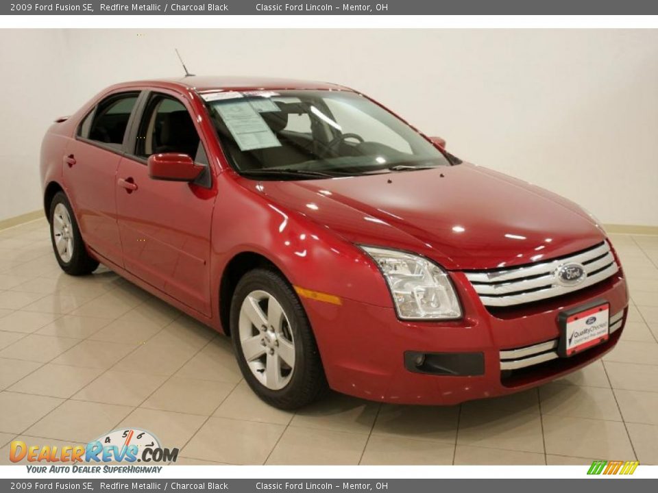 2009 Ford Fusion SE Redfire Metallic / Charcoal Black Photo #1