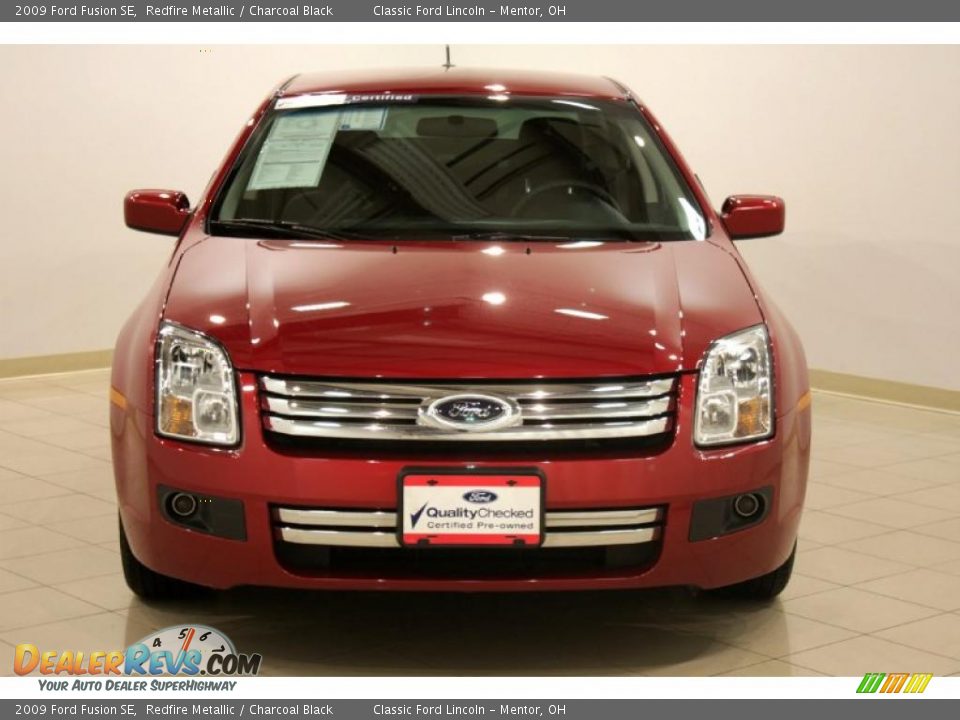 2009 Ford Fusion SE Redfire Metallic / Charcoal Black Photo #2