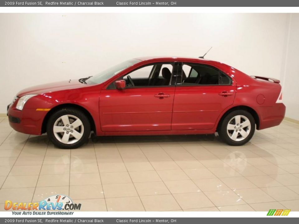 2009 Ford Fusion SE Redfire Metallic / Charcoal Black Photo #4