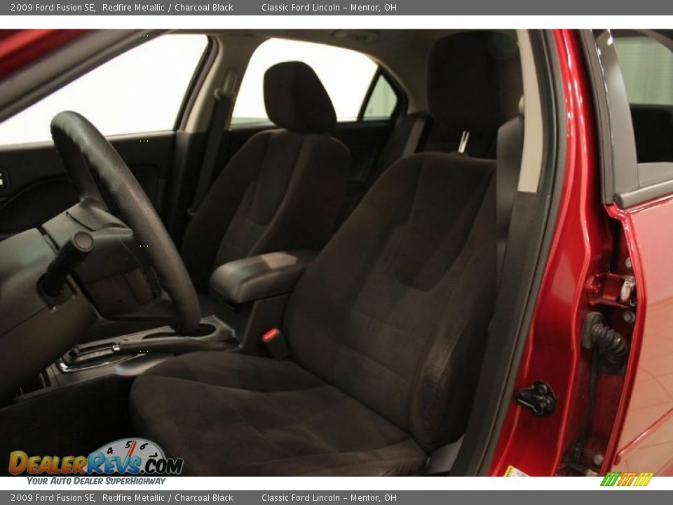 2009 Ford Fusion SE Redfire Metallic / Charcoal Black Photo #9