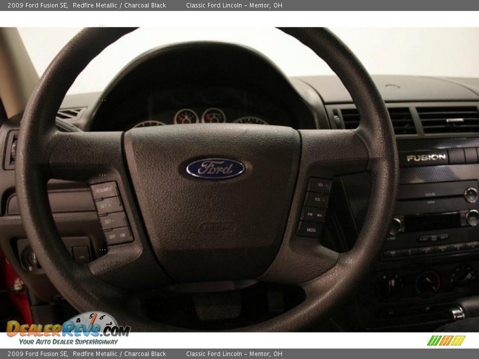 2009 Ford Fusion SE Redfire Metallic / Charcoal Black Photo #11