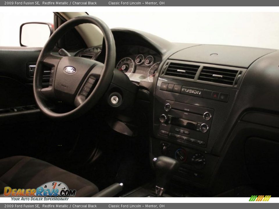 2009 Ford Fusion SE Redfire Metallic / Charcoal Black Photo #15