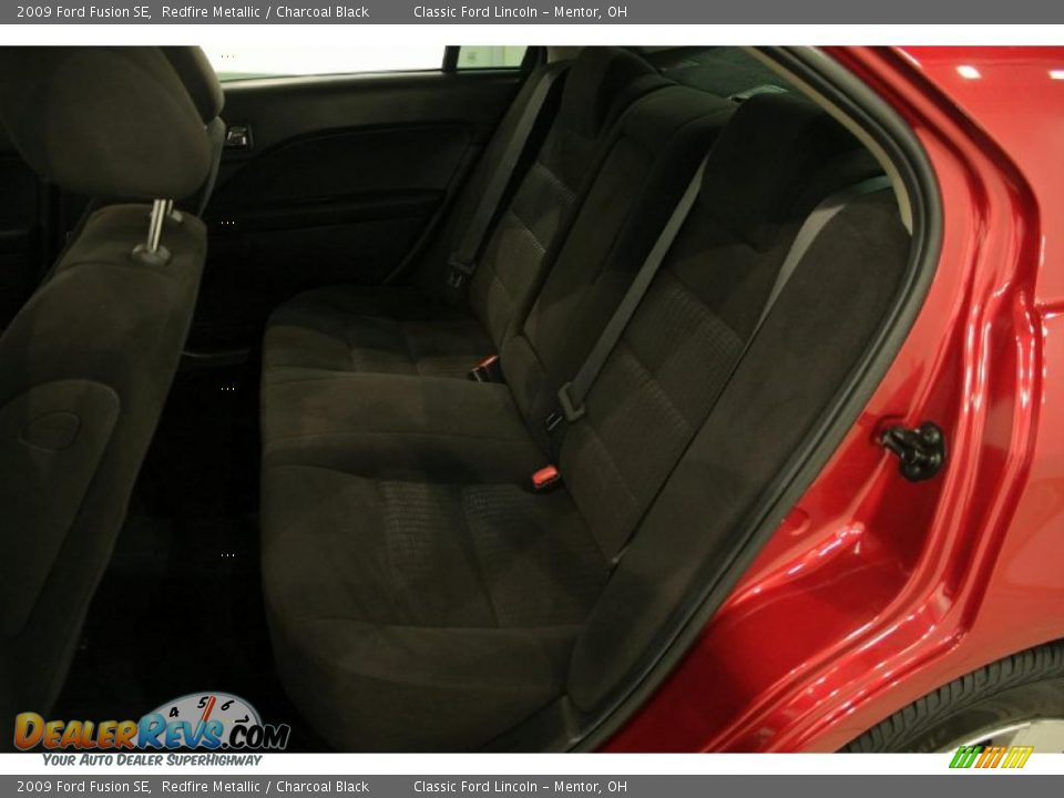 2009 Ford Fusion SE Redfire Metallic / Charcoal Black Photo #18