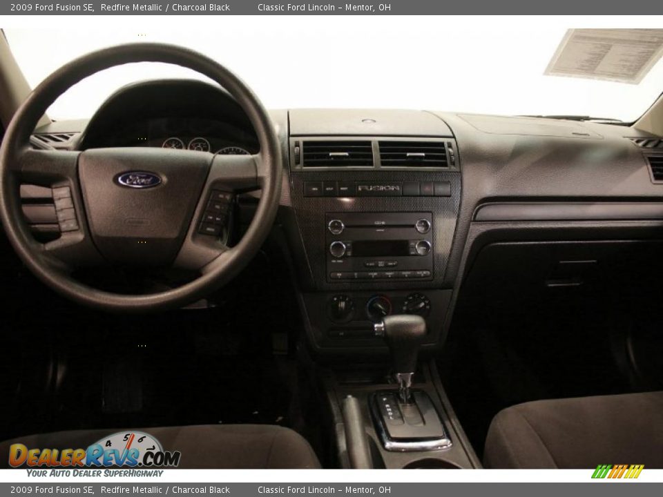 2009 Ford Fusion SE Redfire Metallic / Charcoal Black Photo #19