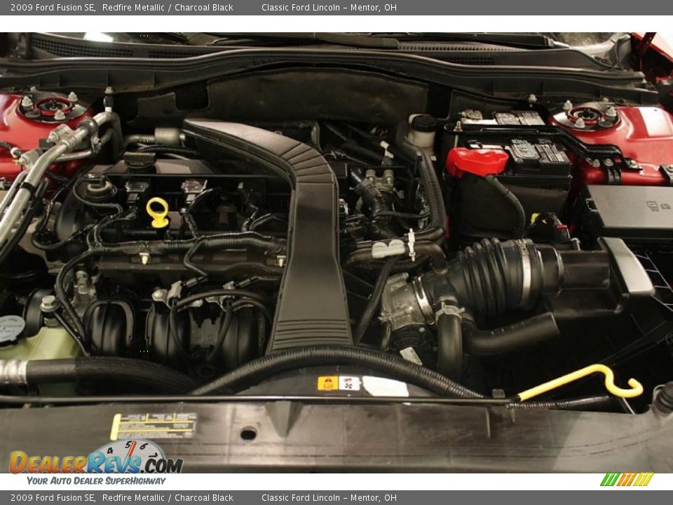 2009 Ford Fusion SE Redfire Metallic / Charcoal Black Photo #21