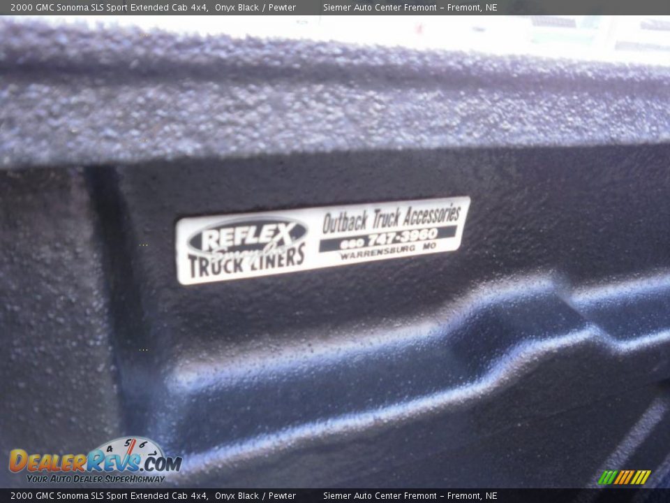 2000 GMC Sonoma SLS Sport Extended Cab 4x4 Onyx Black / Pewter Photo #22