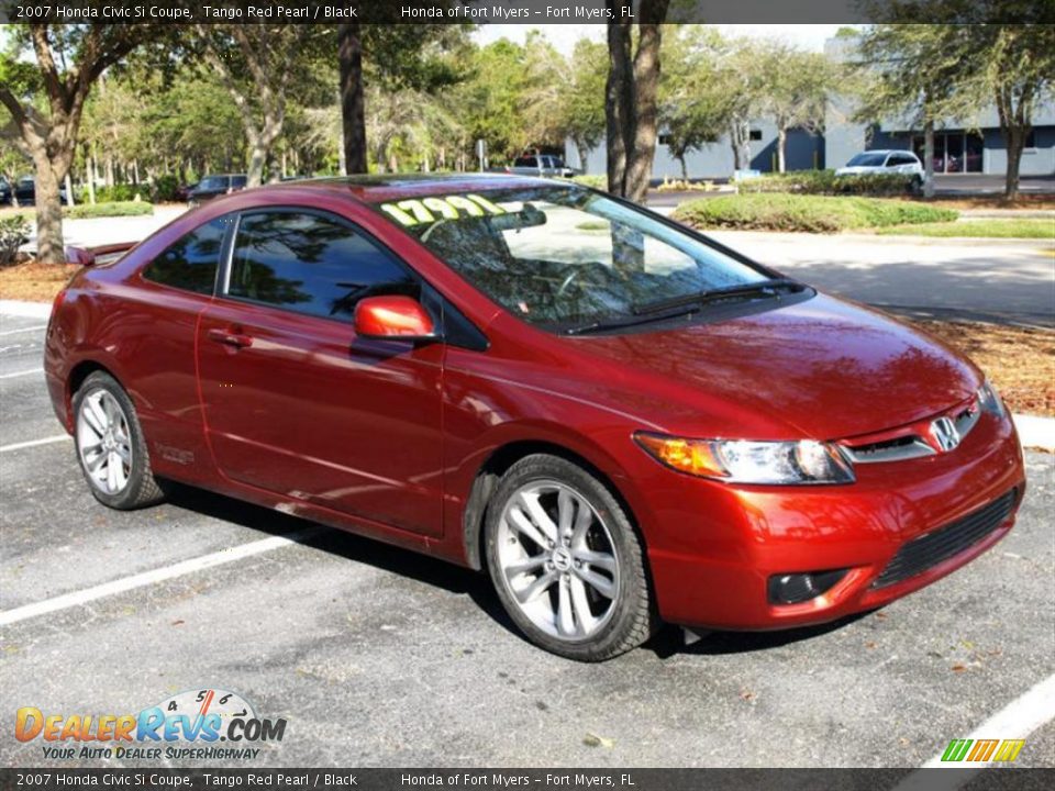 2007 Honda civic lx-red with pinstripe #2