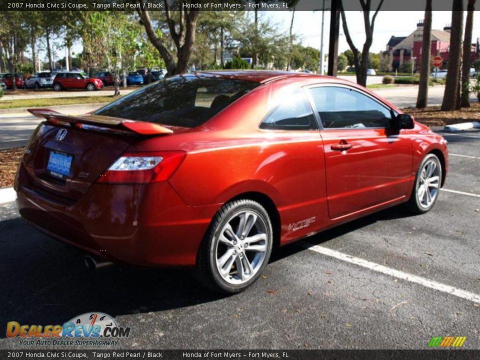 2007 Honda civic tango red pearl #3