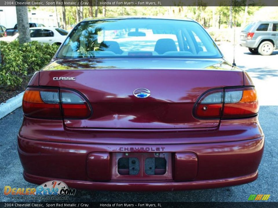 2004 Chevrolet Classic Sport Red Metallic / Gray Photo #4