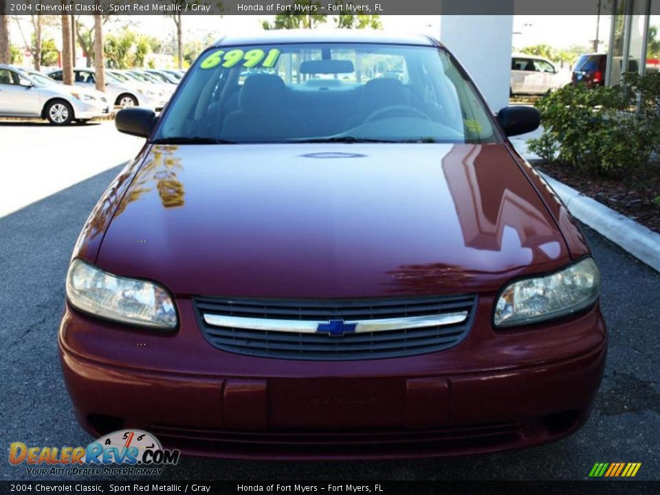 2004 Chevrolet Classic Sport Red Metallic / Gray Photo #7