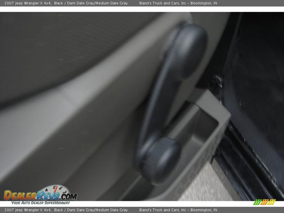 2007 Jeep Wrangler X 4x4 Black / Dark Slate Gray/Medium Slate Gray Photo #19