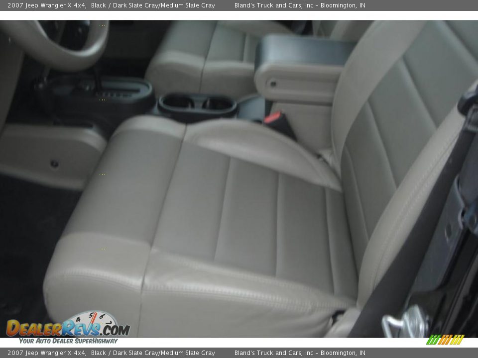 2007 Jeep Wrangler X 4x4 Black / Dark Slate Gray/Medium Slate Gray Photo #20