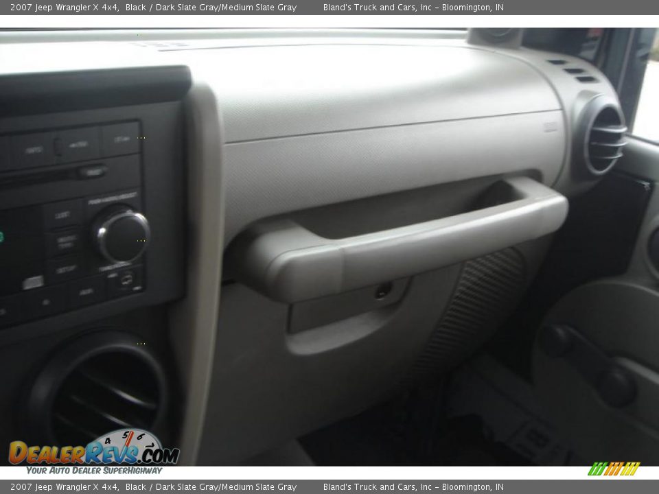 2007 Jeep Wrangler X 4x4 Black / Dark Slate Gray/Medium Slate Gray Photo #26