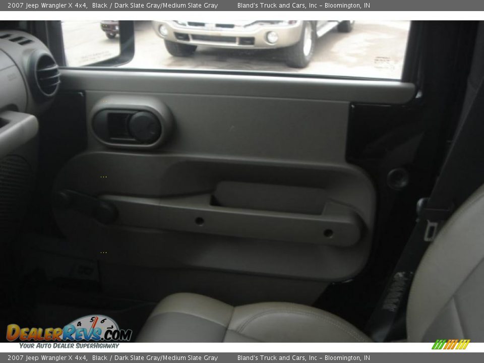 2007 Jeep Wrangler X 4x4 Black / Dark Slate Gray/Medium Slate Gray Photo #27