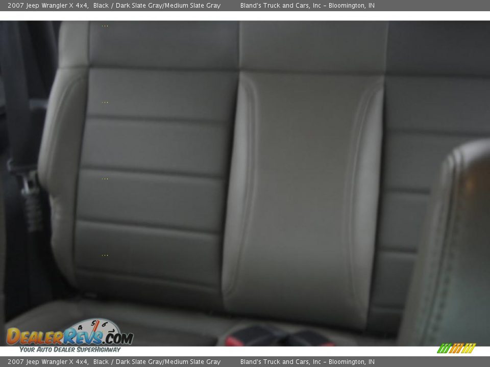 2007 Jeep Wrangler X 4x4 Black / Dark Slate Gray/Medium Slate Gray Photo #30