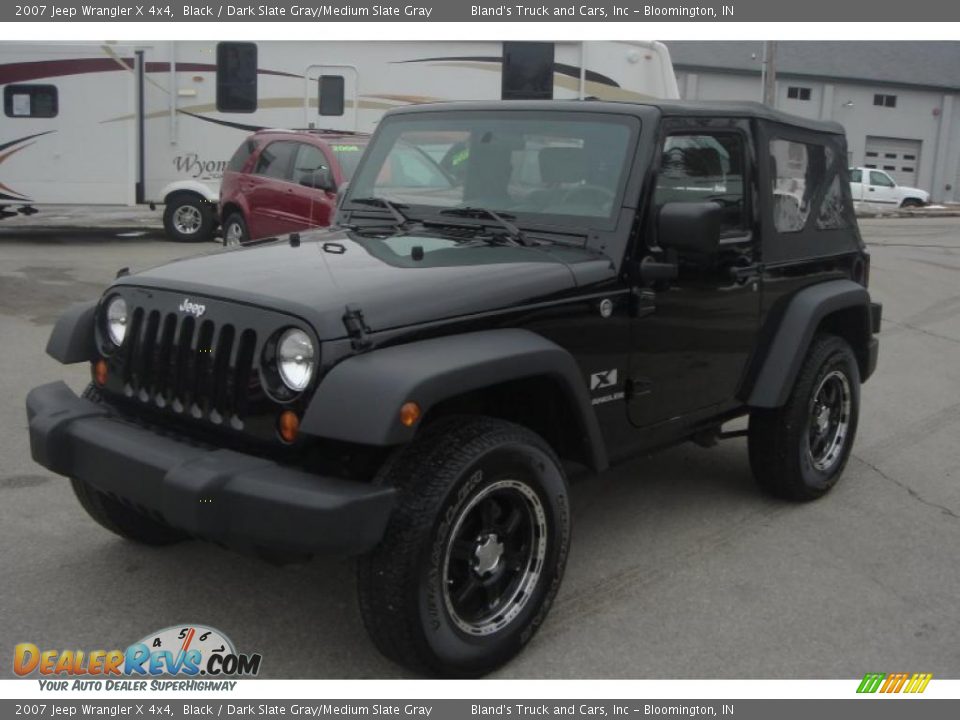2007 Jeep Wrangler X 4x4 Black / Dark Slate Gray/Medium Slate Gray Photo #31