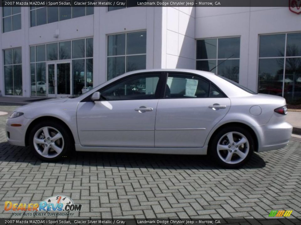 2007 Mazda MAZDA6 i Sport Sedan Glacier Silver Metallic / Gray Photo #2